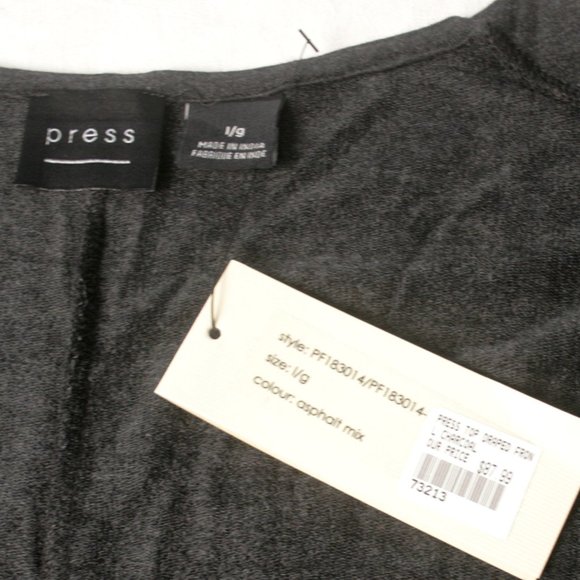 Grey Cross-Over Sweater - Picture 5 of 5